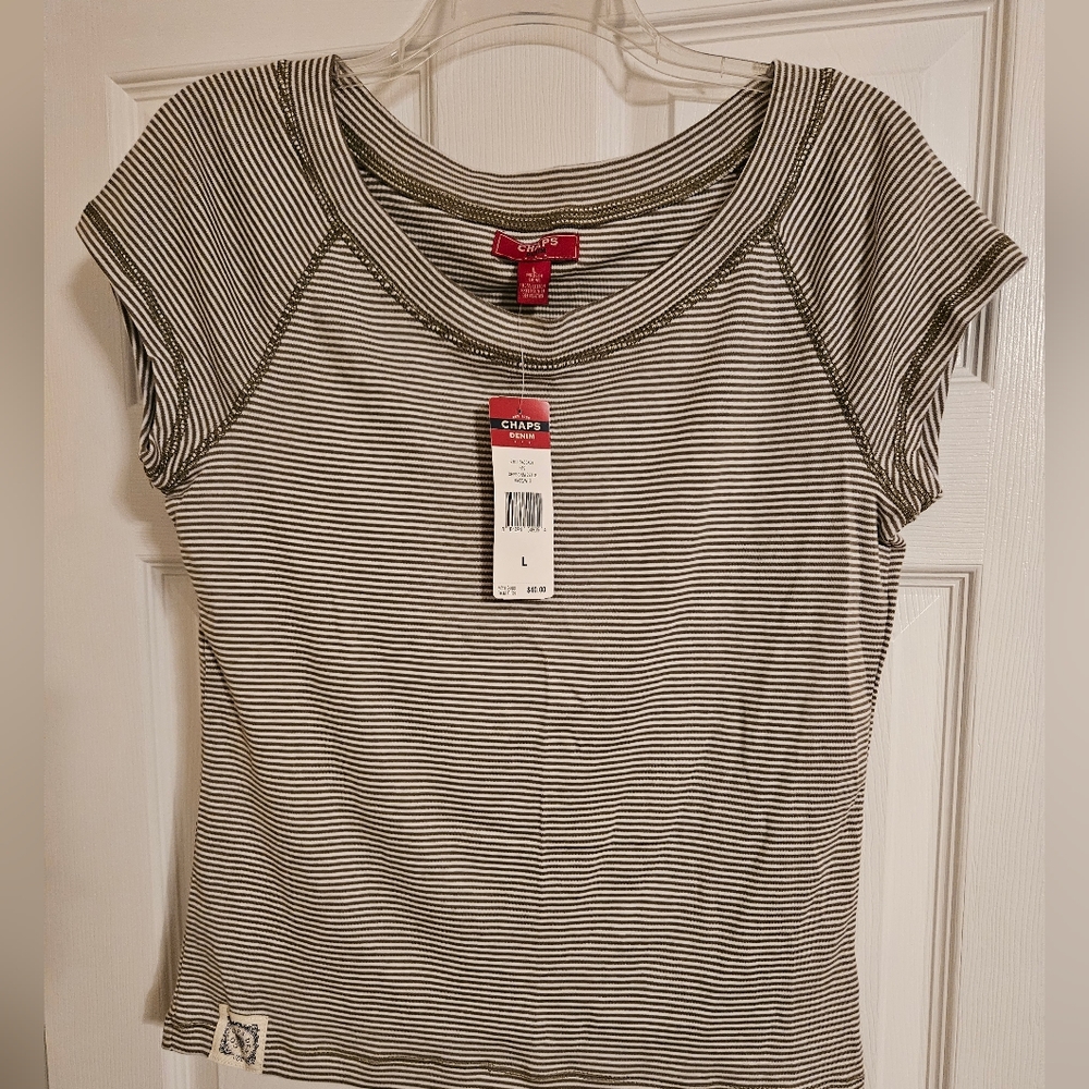 Chaps T-Shirt NWT Size L